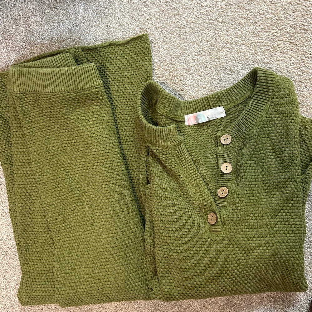 Free people Hailee sweater set